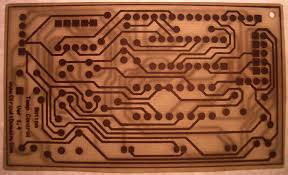 lay up the PCB image and make the drawing