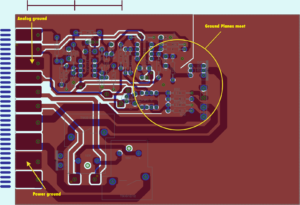 Clone PCB Board Power Supply and Ground Line Circuitry Pattern