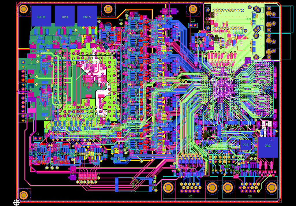 High Speed Digital Signal PCB Board Cloning