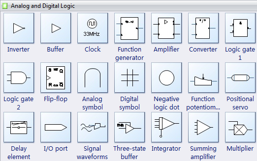 Component Connection Processing Graphic Symbol Design