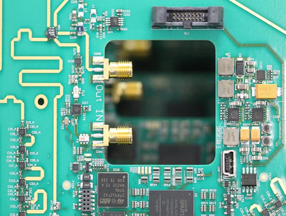 High Frequency Printed Circuit Board Design Drawing Cloning must take the grounding issue of whole electronical system, the gerber file and layout scheme extracted from high frequency PCB board must follow the principle of multi-point grounding for High Frequency Printed Circuit Board, the grounding wire of each circuit should reduce its impedance as much as possible