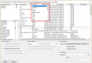 Remove Test Point in Cloning PCB Board Part List