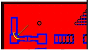 the priority is to achieve short and straight RF wiring through layout