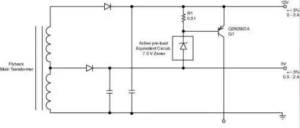 This circuit can meet the OPP and voltage stabilization requirements at the same time, and this function can be realized by using part of the arc suppression circuit