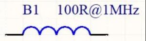 Write the resistance value and the corresponding frequency on each magnetic bead